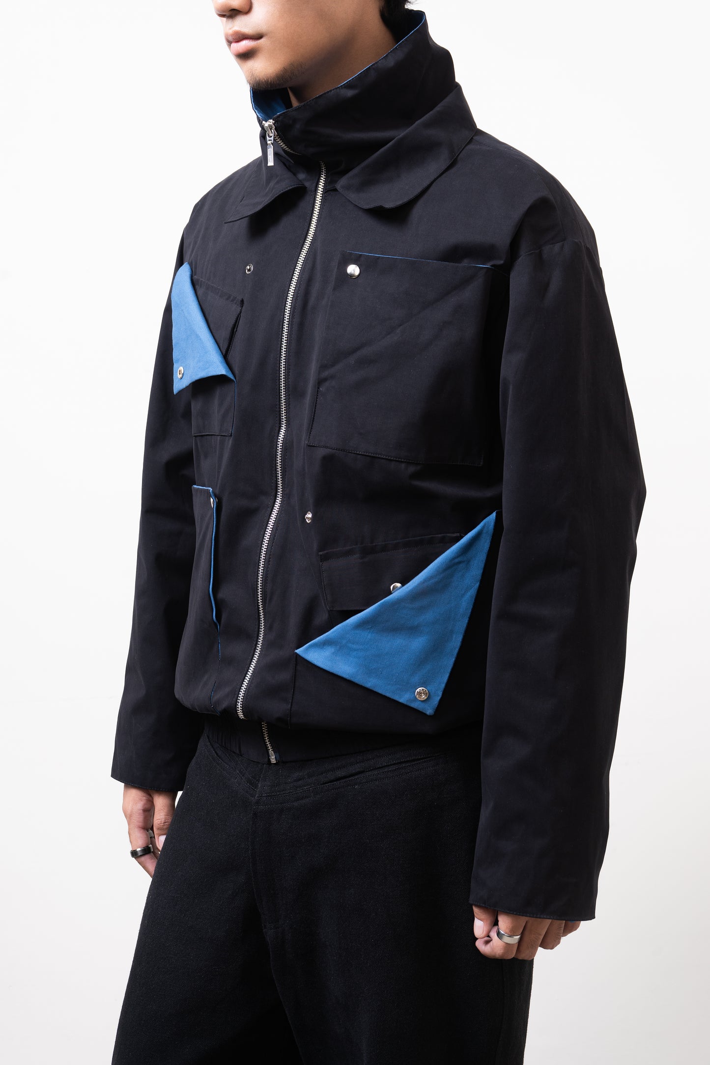 DIRT UTILITY JACKET (Black/Blue)