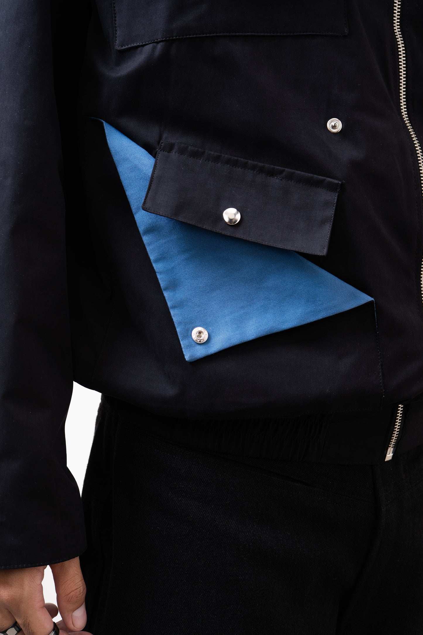 DIRT UTILITY JACKET (Black/Blue)