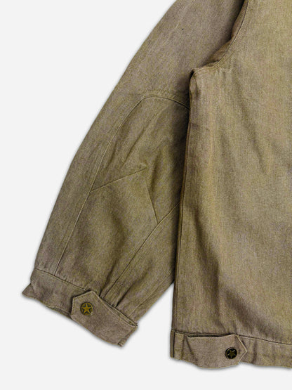 WASHED TOGGLE JACKET [EVEN]