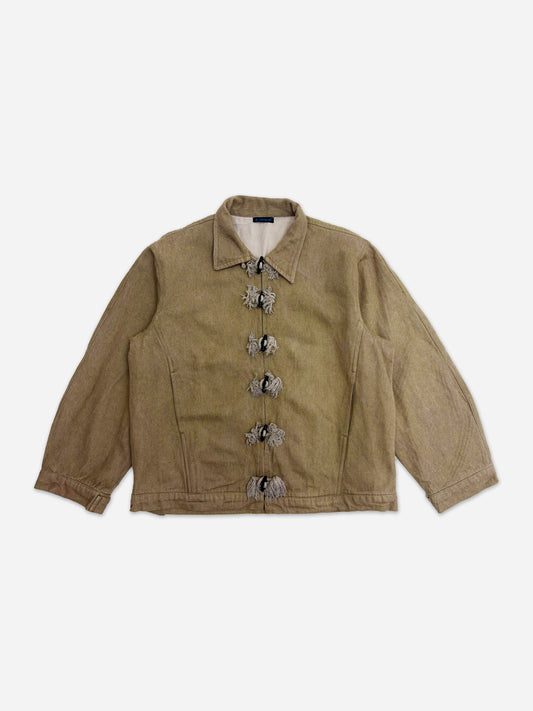 WASHED TOGGLE JACKET [EVEN]