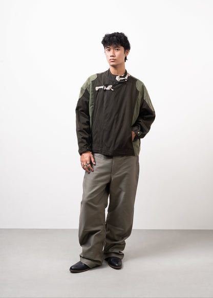 CROSS TOGGLE JACKET [Olive]
