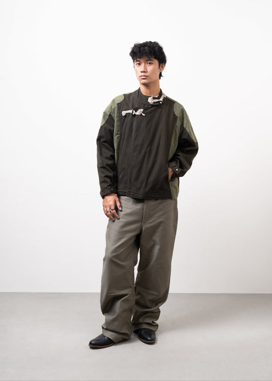 CROSS TOGGLE JACKET [Olive]