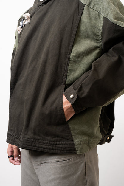 CROSS TOGGLE JACKET [Olive]