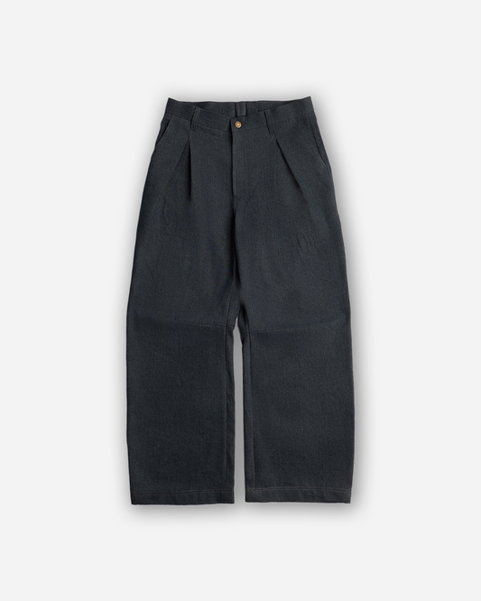 DARTED DENIM PANTS