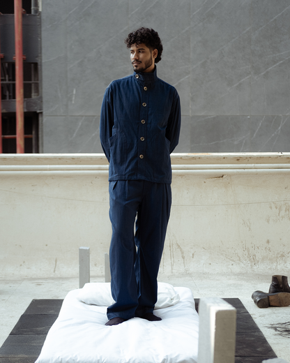 INDIGO OVERLAY SHIRT
